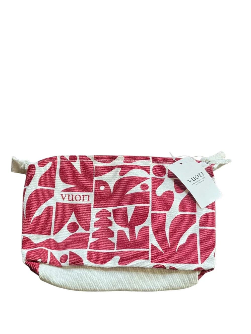 Vuori NWT Holiday 2025 Pouch In Strawberry Art By Cody Hudson OS